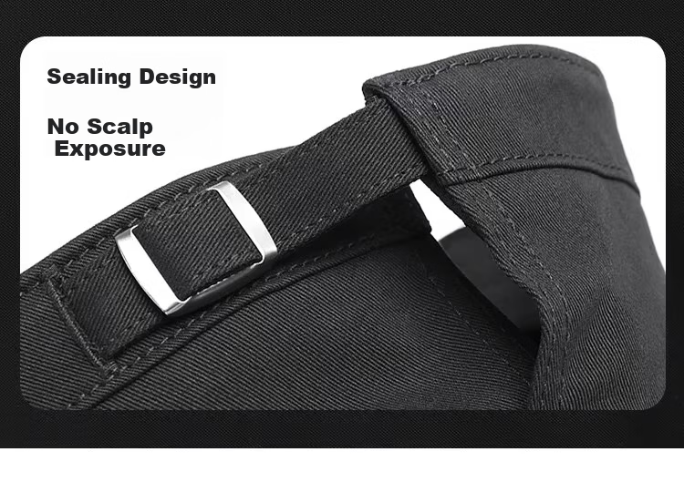 Miiow Men's Adjustable Back Closure Flat Top Outdoor Baseball Cap Sun Hat Black 9
