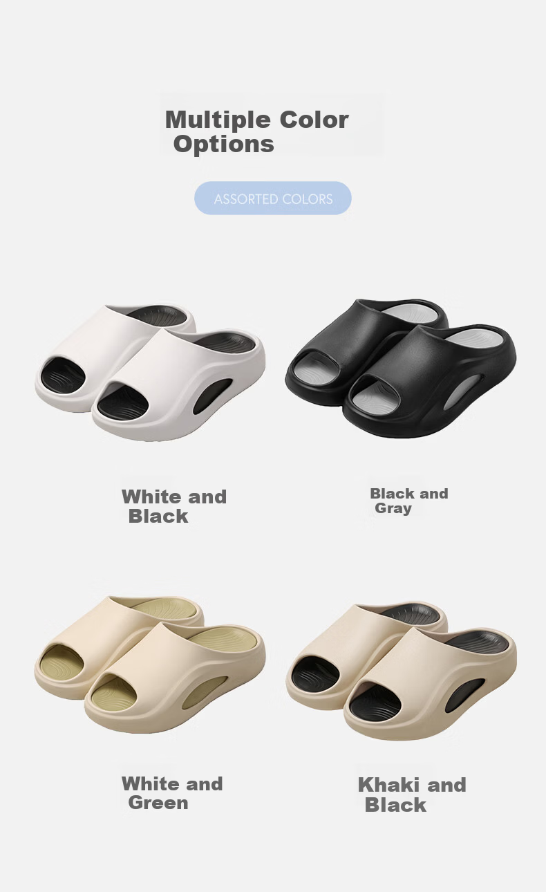 Mercury Home Textiles Colorblock Sport Slippers Men's Summer Indoor Bathroom Soft Sole Non-Slip Beach Outdoor Wear Slippers 10