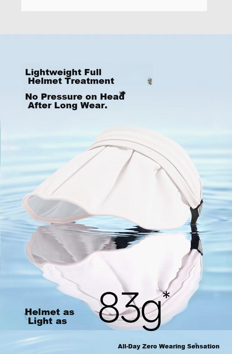 Beneunder Open-Top Sun Protection Hat for Women, Sun Visor Headband, UV Protection, Portable and Foldable 11