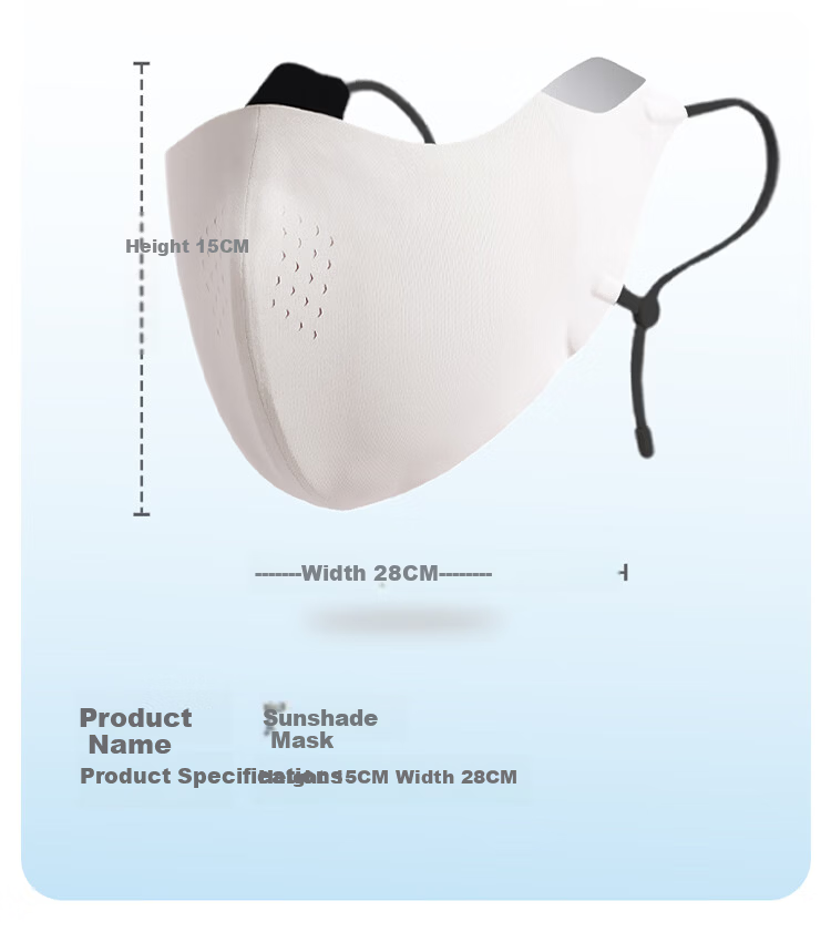 EFZ Ice Silk Sun Protection Mask for Women Summer UV Protection Breathable 3D Eye-Covering Full Face Sun Shield for Cycling 16