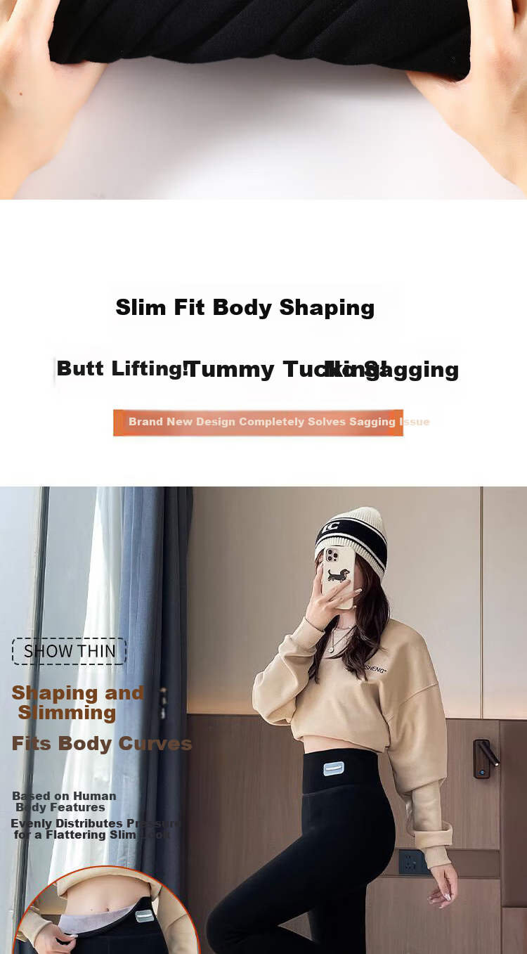 GUJIN Thickened Plain Purple Velvet Thermal Leggings for Women Autumn Winter Cotton Fleece Lined High Waist Warm Pants 6
