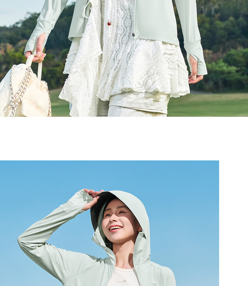 Xtep Mianmian Ice 4.0 Women's Sunscreen Jacket 2026 Summer New Outdoor Original Yarn Ice Silk Skin Jacket Lightweight Breathable Coat 23