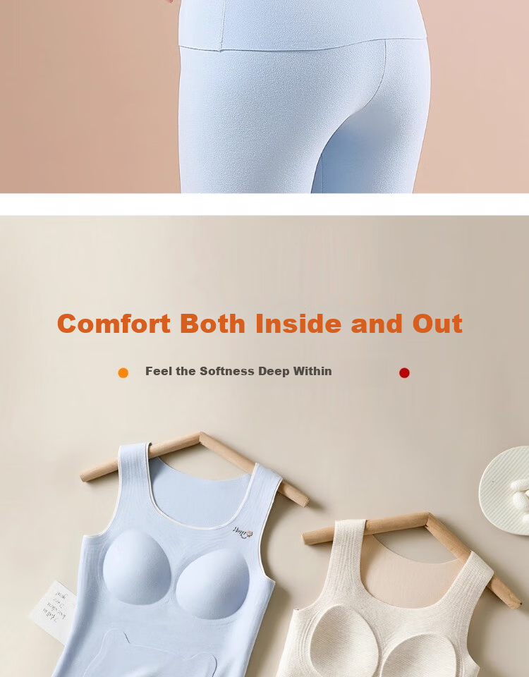 MiiOW 2-Pack Thermal Vest with Chest Pads for Adolescent Girls, Middle and High School Students, Autumn and Winter Underwear 13