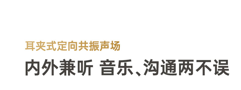 IKF Zhaoyue Clip-on Bluetooth Earphones Wireless Open Bone Conduction Non-In-Ear Zero Sensation Cushion Ultra-Long Battery Life Sports for Huawei Apple Yunyan White 24