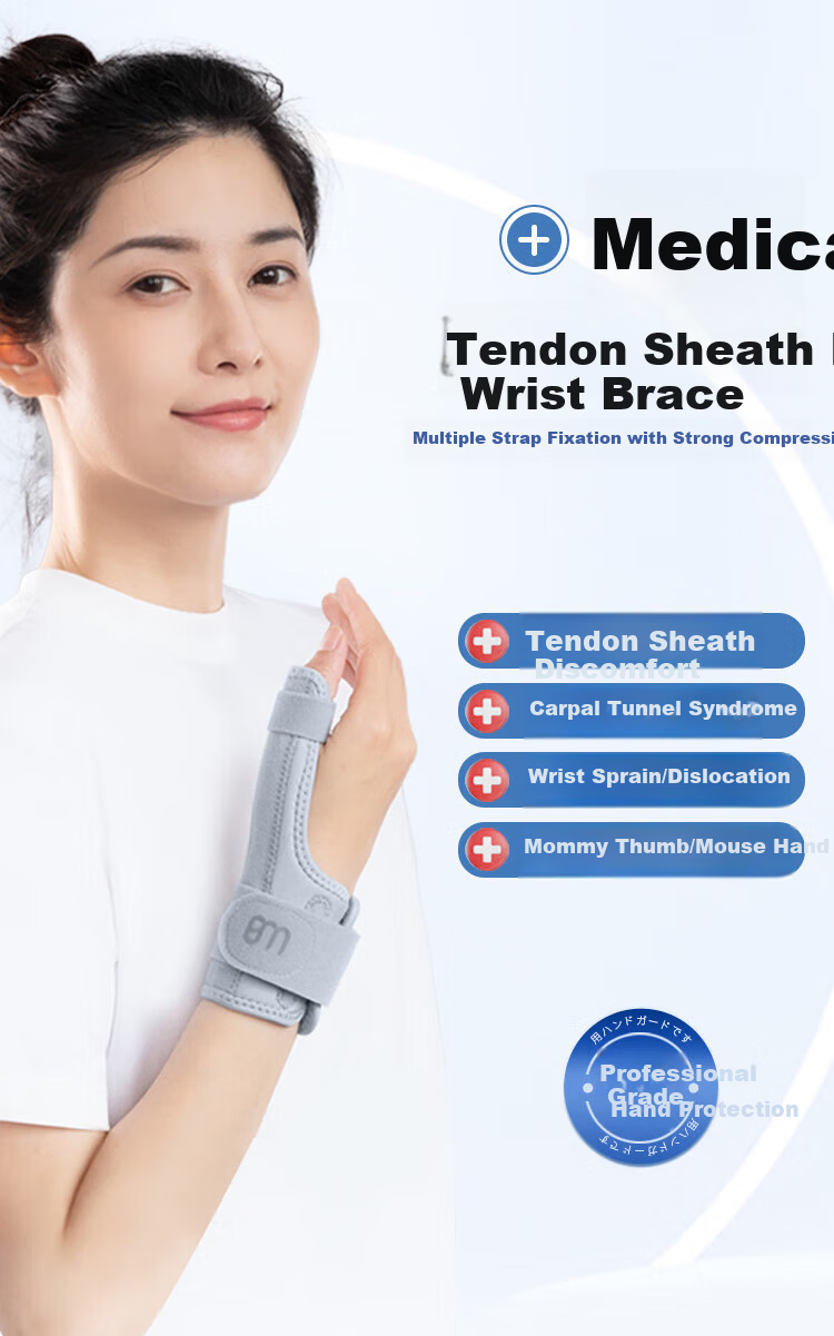 BM Medical Wrist Brace for De Quervain's Tenosynovitis Thumb and Wrist Joint Support with Aluminum Splint 2
