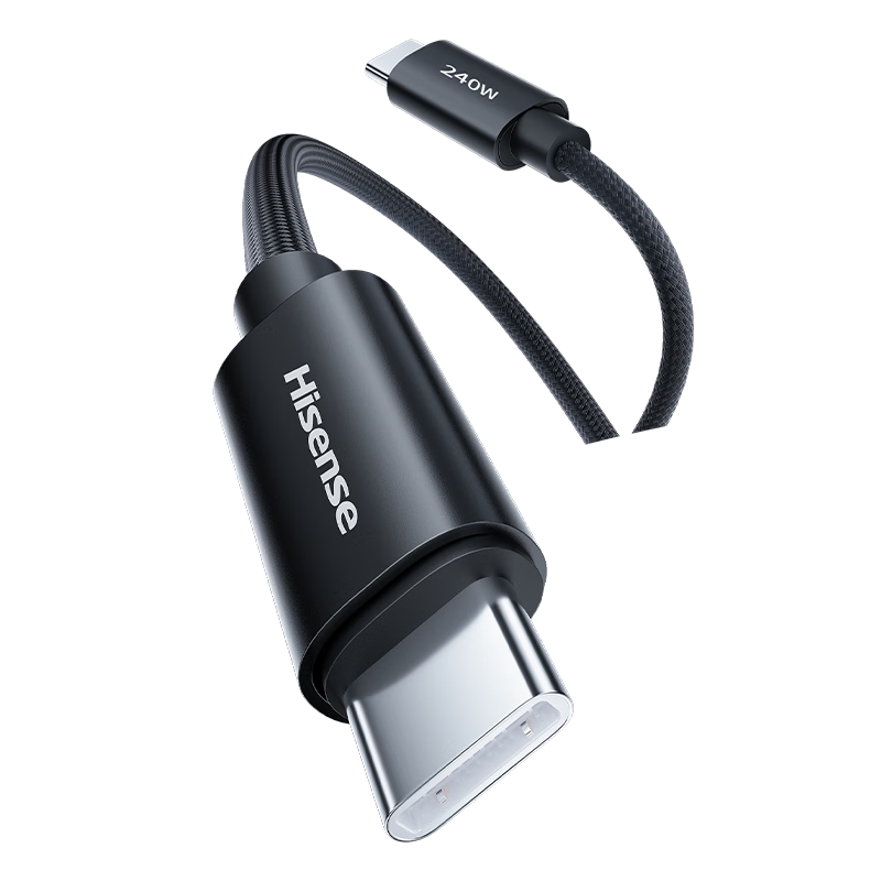 Hisense Type-C Charging Cable 2-in-1 PD 100W Dual Car Charger Compatible with iPhone 16/17/15/14 Huawei Xiaomi Smartphones