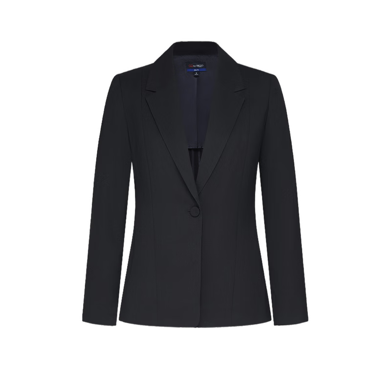 G2000 Women's 2026 Spring Summer Draped Business Suit with Comfort Stretch and Complimentary Scarf, Mall Edition