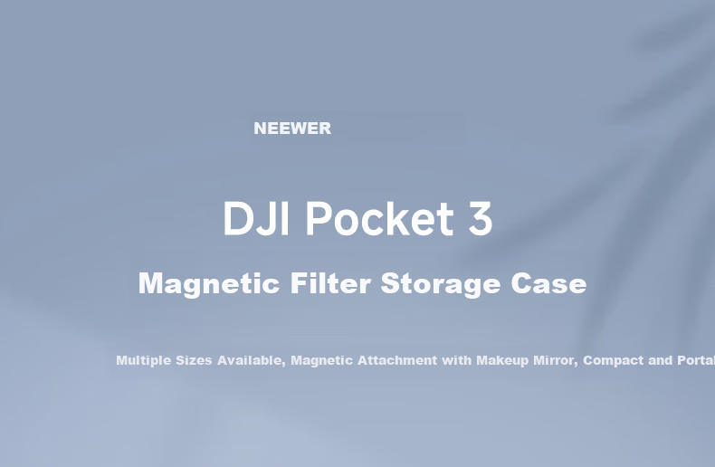 NEEWER Magnetic Quick-Release Filters for DJI Pocket 3 ND/UV/CPL/Black Soft Pocket 3 Camera Lens Polarizing Light-Reducing Special Effects Starlight Magnifier Accessories 1