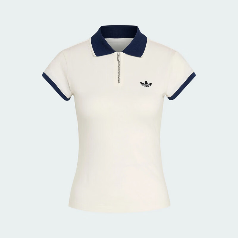 Adidas Originals Women's RIB POLO TEE Short Sleeve Polo KS7357 White S 5