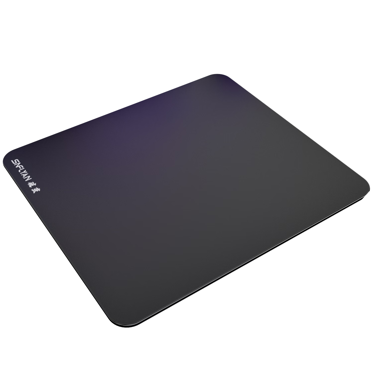 Saifeiyan [Breaking Cocoon] Coating-Free High-End Gaming Glass Mouse Pad Balanced Smooth FPS Competitive Dark Night Black 350x300mm