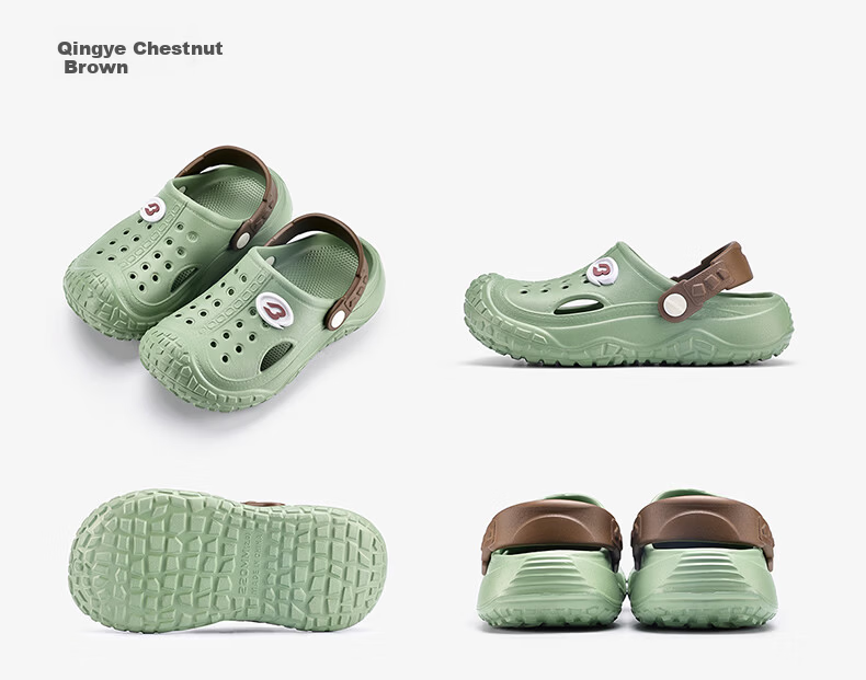 BALABALA Boys' Summer Breathable Closed-Toe Outdoor Lightweight Kids' Sandals Girls' Beach Shoes Children Youth Slippers 9