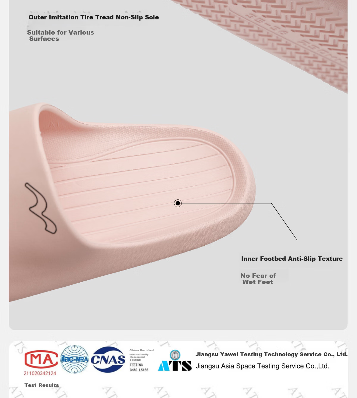 Mercury Home Textiles Banana Boat Antibacterial Bathroom Non-Slip Indoor Four-Season Couple Slippers for Men and Women 6