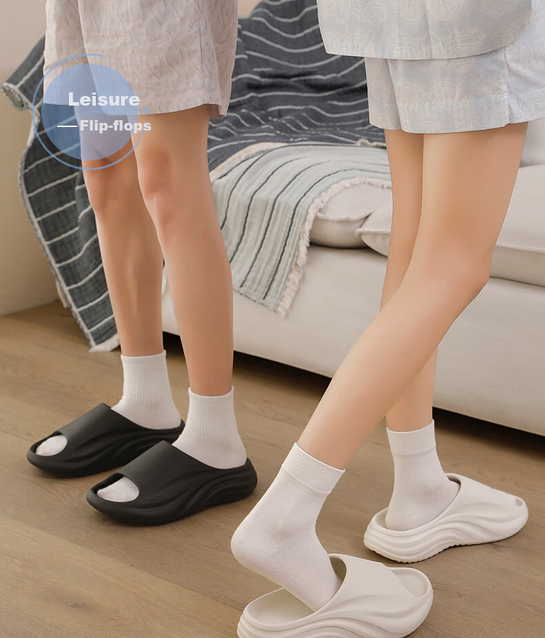 Mercury Home Textiles Men's Sports Slippers New Summer Beach Thick Sole Non-Slip Soft Indoor Shower Sandals 1