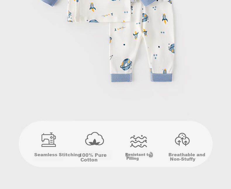 Huanxixiaoxiong Baby Underwear Set, High-Waisted Belly Protection, Spring Season, Pure Cotton Separate Pieces, Infant Clothing, Autumn Underwear, Autumn Pants, Base Layer 21