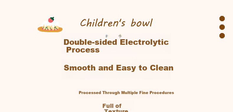 TREEJACK 316L Stainless Steel Single Handle Children's Feeding Bowl Baby Double Layer Anti-Drop and Anti-Scald Rice and Soup Bowl 9
