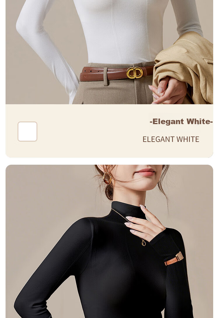 LangSha Women's Antibacterial Long Sleeve T-Shirt Spring Autumn Slim Fit Base Layer 2025 New Arrival 17