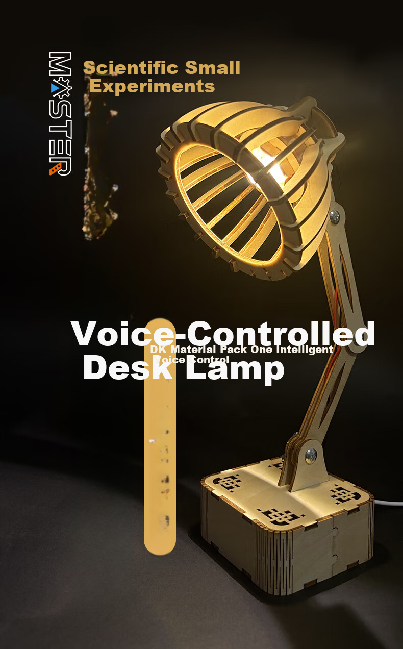 Big Eye Little Kid Voice-Controlled Desk Lamp Steam Science Experiment Kit Children's DIY Craft Toy Birthday Gift for Boys and Girls 1
