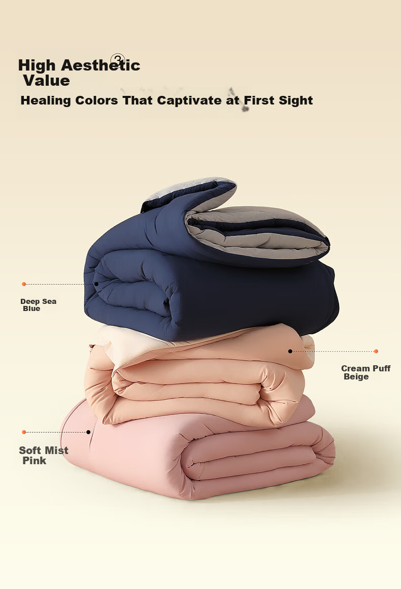 Mercury Home Textile Spring and Autumn Quilt A-Class Washable No Duvet Cover Needed High-End Quick Warmth Temperature Control Lazy Quilt 200*230cm 11