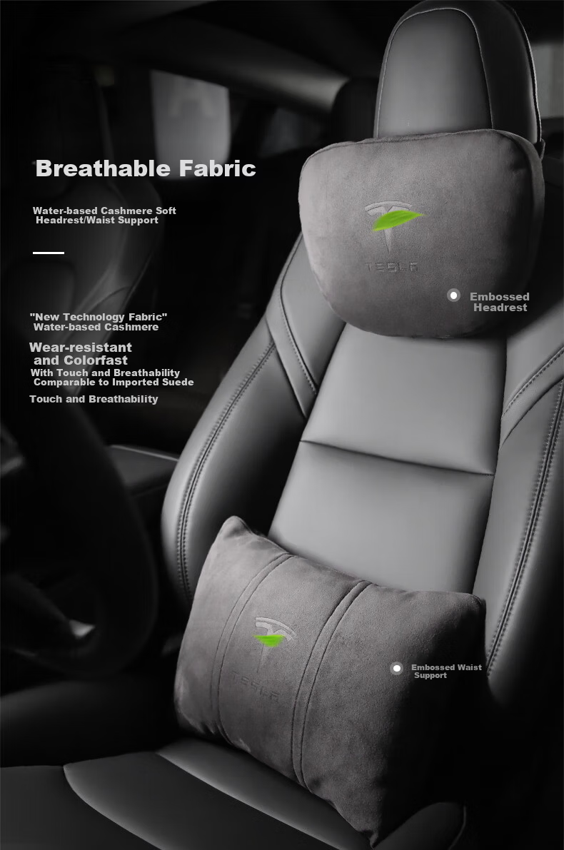 BIMLL B Car Headrest Neck Pillow for Tesla Model 3/Y/S/X 2