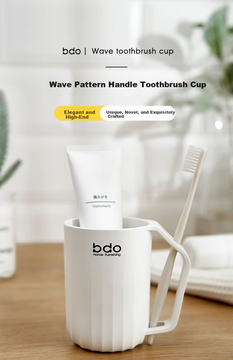 BDO Portable Travel Toiletry Set Mouthwash Cup Electric Toothbrush Essential Travel Handle Cup 1