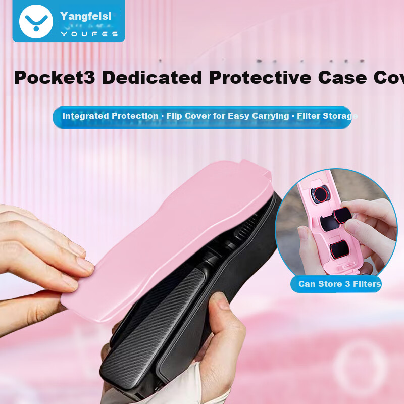 Yangfeisi DJI Pocket 4 Pro Filter Kit UV/CPL Polarizer Black Soft 1/4 Adjustable ND Neutral Density Lens for DJI Accessories Sports Pocket Camera