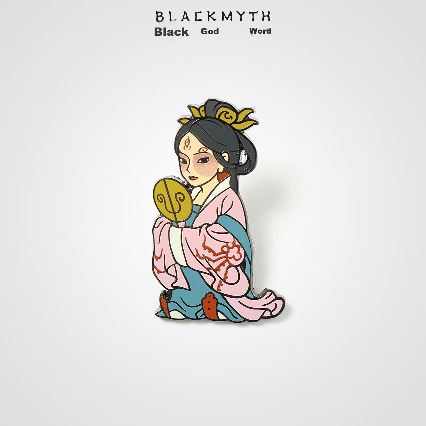 Black Myth Wukong Shadow God Tu Sanjie Badge Mid-Autumn Metal Magnetic Brooch Pin Refrigerator Magnet Accessory Gift