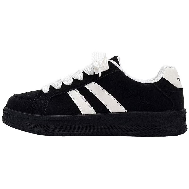 Global Classic Versatile Thick-Soled Men's Sneakers 2026 New Style All Black Men's Size 42 (260mm)