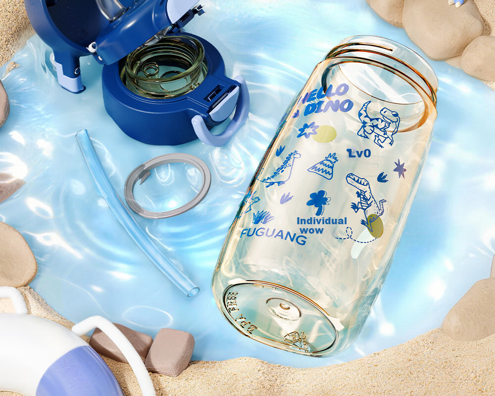 Fuguang Children's PPSU Straw Water Bottle Portable High-Temperature Resistant Plastic Cup for Kids Students Summer Pregnant Women 23
