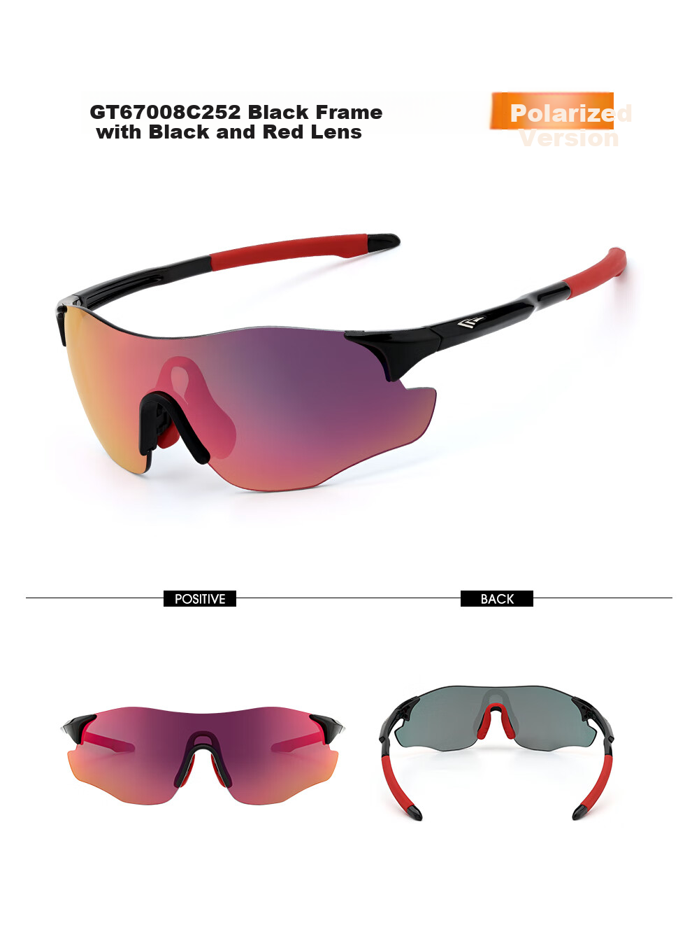 OUTDO Running Glasses Marathon Unisex Day and Night Outdoor Sports Sunglasses Photochromic White Frame Pink Purple Lens 12