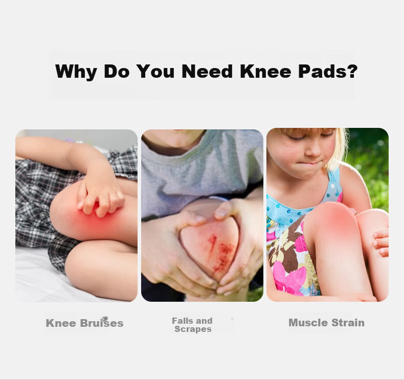 Nailikes Professional Kids Sports Knee and Elbow Pads for Football Running Basketball Joint Protection Anti-Fall Pink Size S 2