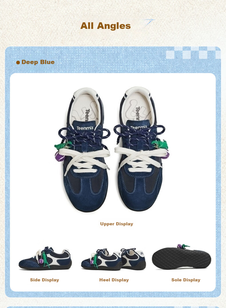 TEENMIX Agande Training Shoes Women Casual Shoes Double Shoelaces Women's Shoes 2026 Spring New 11