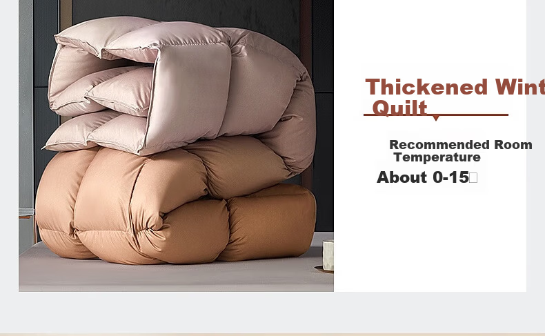 Bellees 90% Duck Down Quilt Winter Double Autumn and Winter Comforter 1000g Filling 200x230cm 16