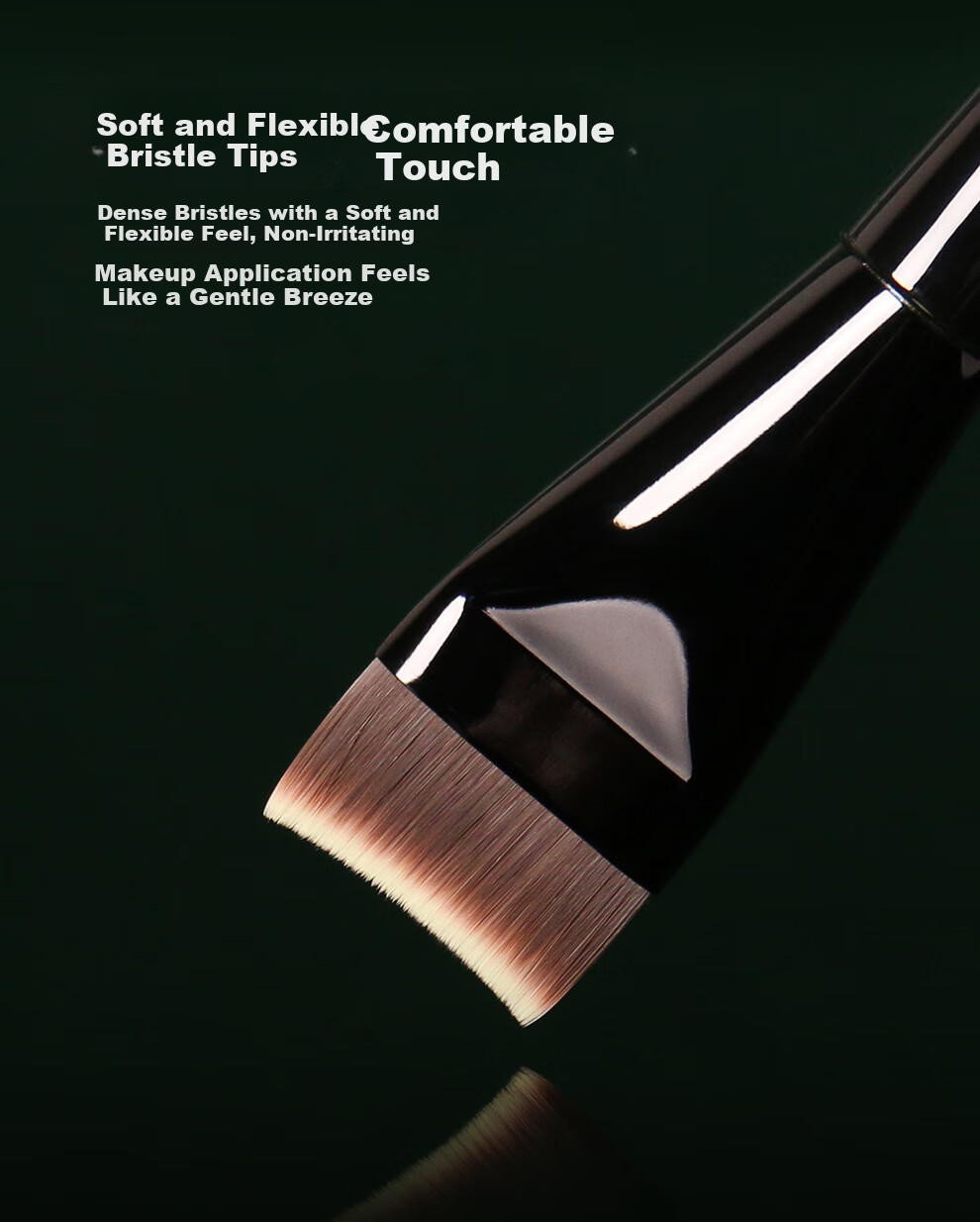 REVERSE Phantom M69 Curved Foundation Brush Long-lasting Non-powder Absorbing Morning Commute Suitable Beginner Makeup Brush 3