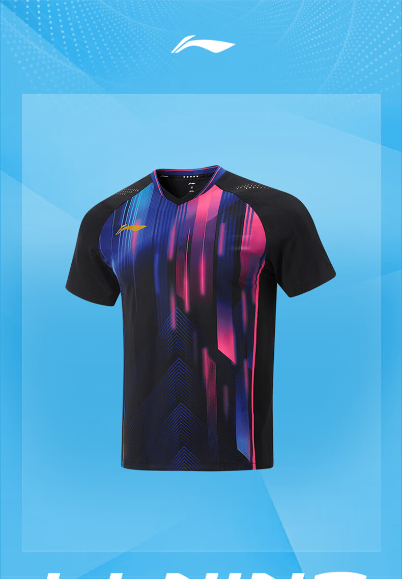 LI-NING Table Tennis Shorts National Team Same Style Unisex Professional Competition Training Sports Shorts Black 2XL 1