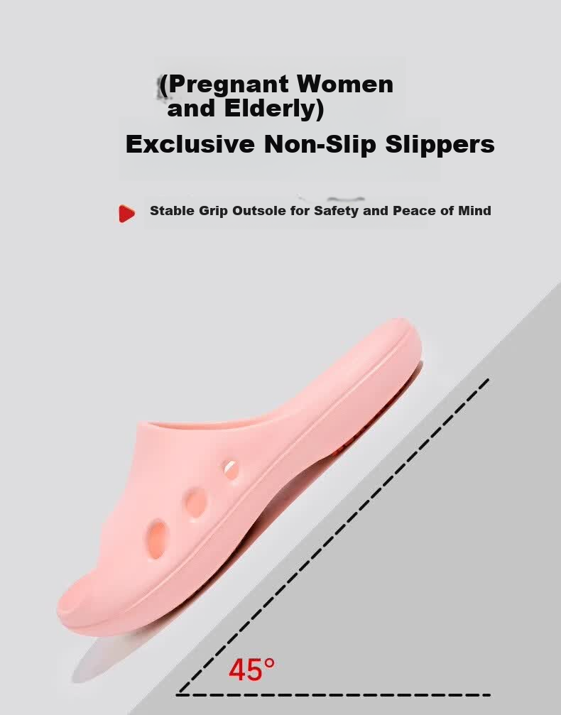 XGGC Elderly Non-Slip Slippers Men Bathroom Shower Special Pregnant Women Summer Large Size Indoor Cool Slippers Women 10256 3