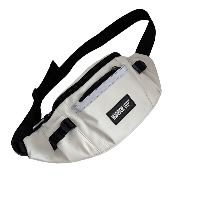 Warrior Crossbody Bag for Men, Trendy Hong Kong Style Chest Pack, Large Capacity Workwear-Style Casual Shoulder Bag, Cycling Sports Waist Pack, Chest Bag