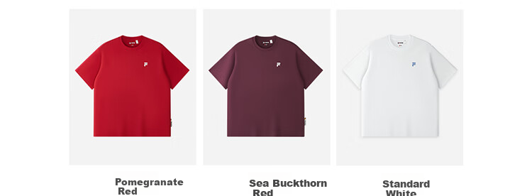 FILA FUSION Fashion Brand Zhang Hao Couple Knit Short Sleeve Shirt 2026 Spring Casual Loose Pure Cotton T-Shirt 16