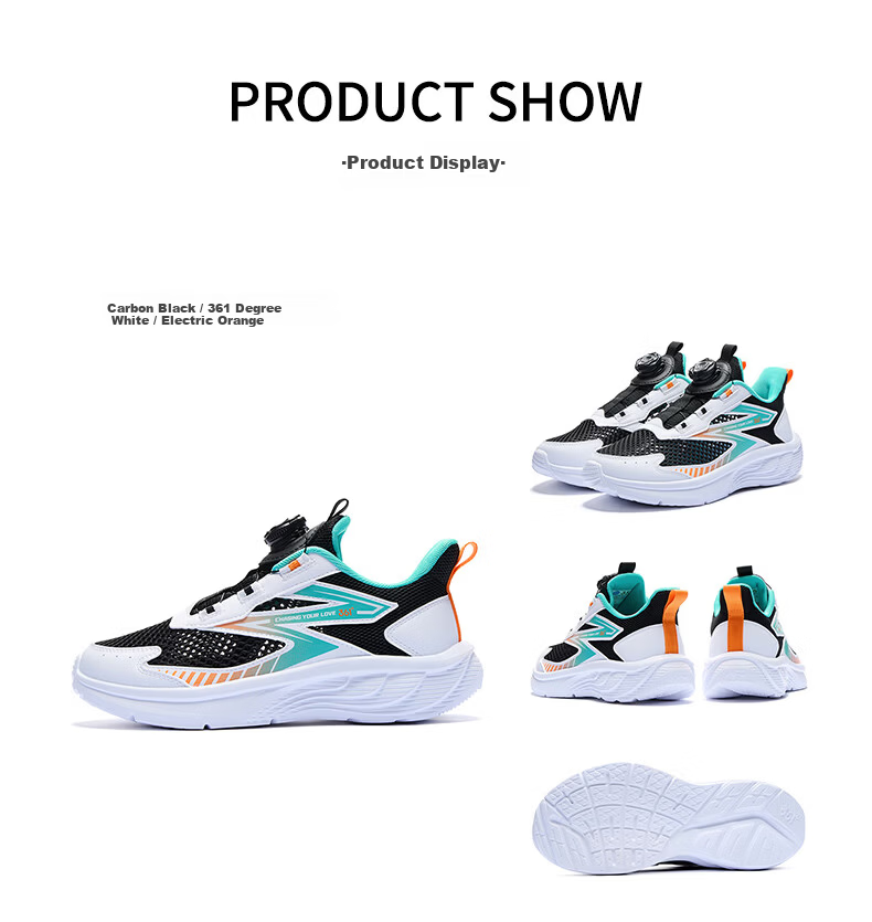 361° Kids Sports Shoes 26 Summer Boys Girls Breathable Lightweight Cushioned Running Shoes Purple Size 31 16