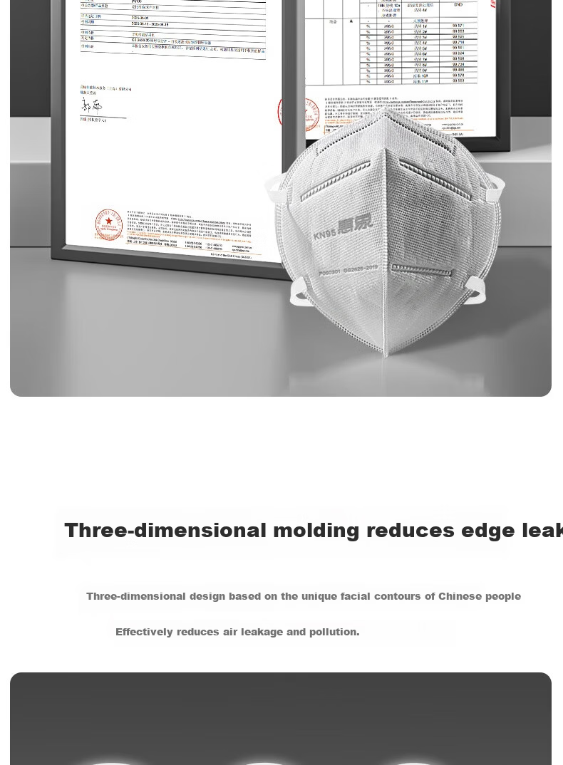 Huixiang JD Industrial Private Label Over-Ear Activated Carbon Foldable Self-Absorption Filter Dustproof Particle Respirator Mask 50pcs/Box P060301 9