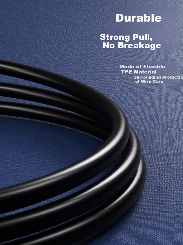 Jinling Shengbao Universal Charging Cable for Flyco Shaver FS339/372/375/377/619/620/801/802 1m Black 6