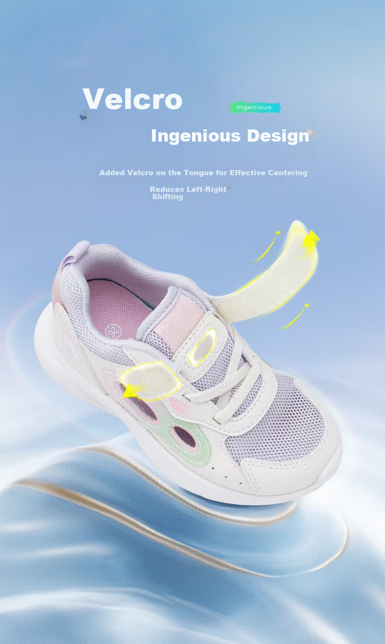 DR·KONG Toddler Sneakers Sports Shoes Spring Boys and Girls Hollow Breathable Kids Shoes 2B14A1013BM Black/Silver Size 25 8