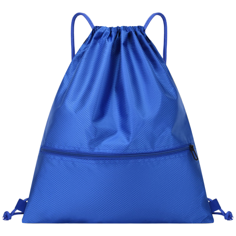 EEKIKS Drawstring Cinch Travel Backpack Running Sports Beach Outdoor Portable Storage Shoulder Bag Blue