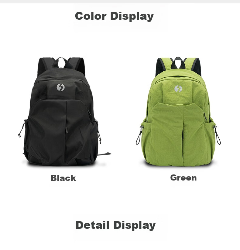 361° Unisex Backpack Outdoor Mountaineering Travel Bag Lightweight Small Backpack New Classic Black 8