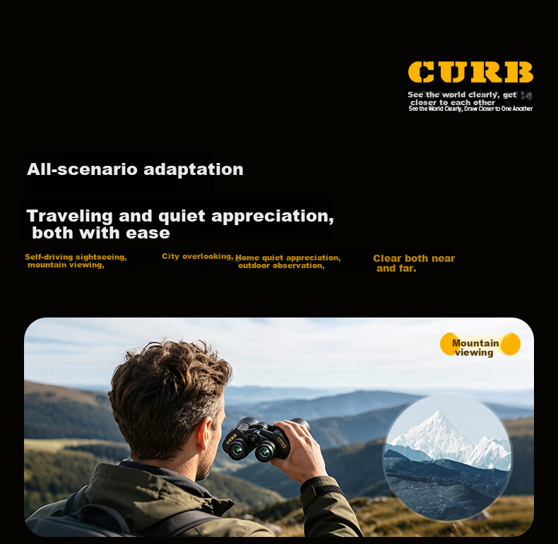Jiapu High-Power Military-Grade HD Night Vision Professional Adult 8000 Binoculars Zoomable Smartphone Compatible Kilometer Range 11