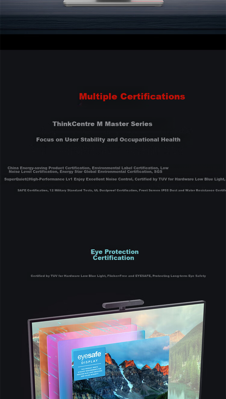 Lenovo ThinkCentre M Master AI High-Performance All-in-One PC (U9 285/32GB/1TB SSD/Integrated Graphics) 27-inch 2K 120Hz 11