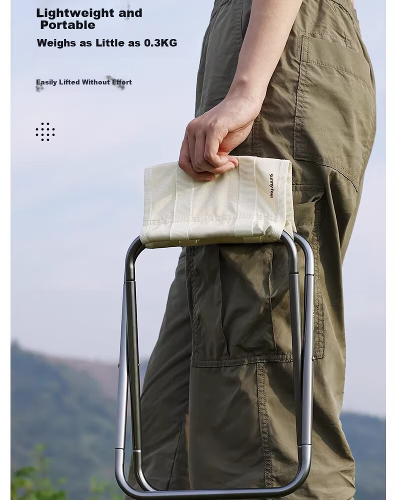 Shanfei Lightweight Folding Stool Handbag Portable Outdoor Camping Fishing Travel Chair 7