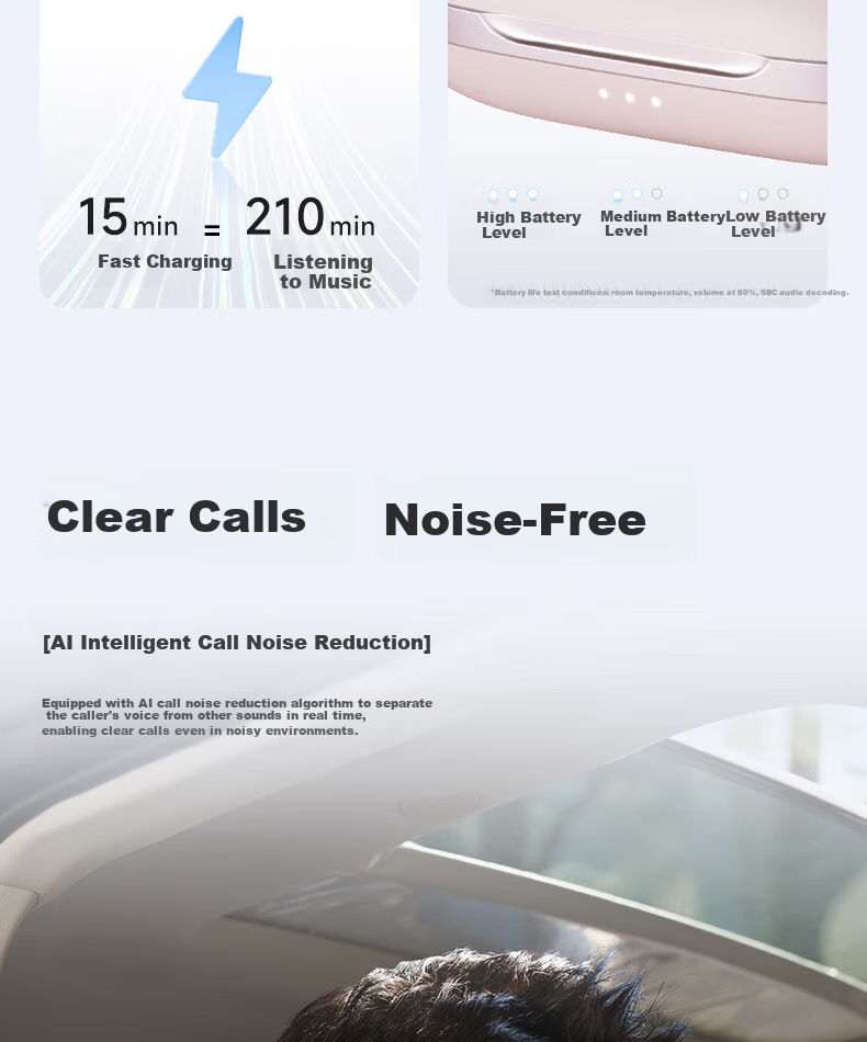 EDIFIER Zero Open Open-Ear True Wireless Bluetooth Earphones, Ear-Hook Design, Long Battery Life, Comfortable Fit, Compatible with Apple, Huawei, Xiaomi, Moonlight White 10