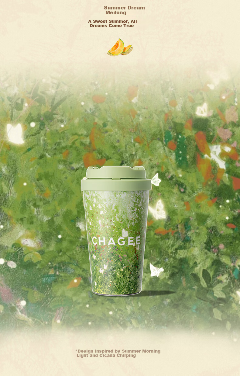 CHAGEE Insulated Mug, 316L Stainless Steel, Locking Lid Coffee Cup, Tea Cup, Children's Day Gift, Rose Bush Pink 5