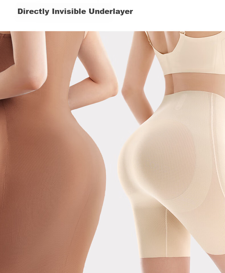 LUCKMEEY [Wang Ju's Choice] Mid-Rise Tummy Control Pants, Strong Shaping, Belly Slimming, Butt-Lifting, Anti-Chafing, Breathable Safety Shorts 14