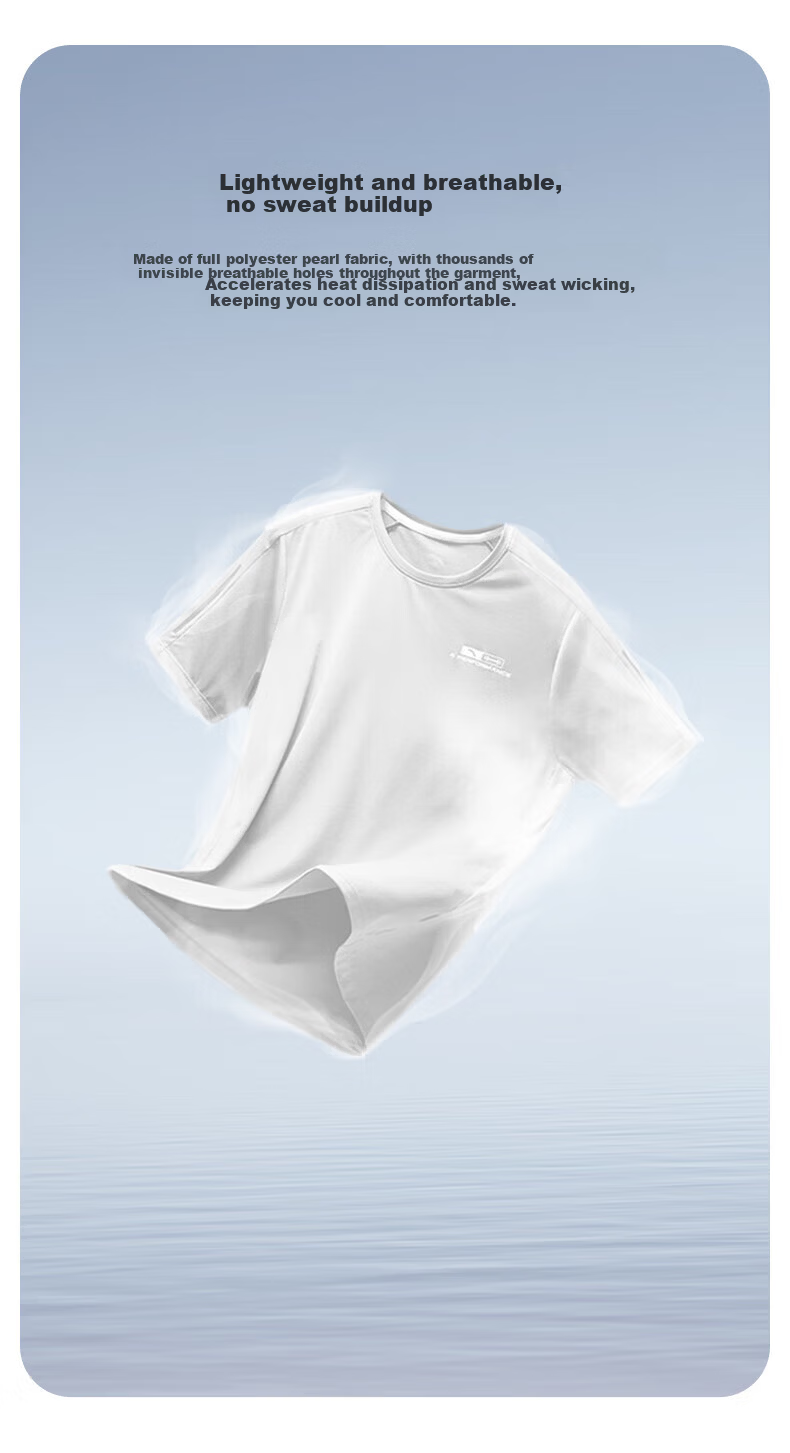 CAMEL Polo Shirt Men's Quick-Dry Sweat-Absorbing Antibacterial Wrinkle-Resistant Non-Iron Breathable Sun Protection T-Shirt A15BZ15012J 4